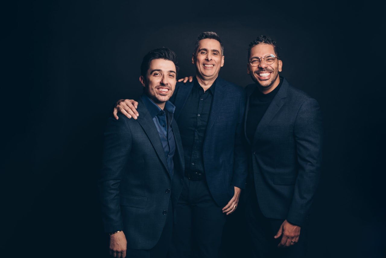 Flávio Augusto, Joel Jota e Caio Carneiro — cofundadores da Mentoring League Society (MLS)
