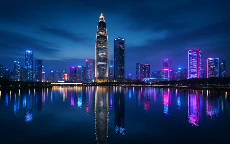 Skyline de Shenzhen — Silicon Valley da China